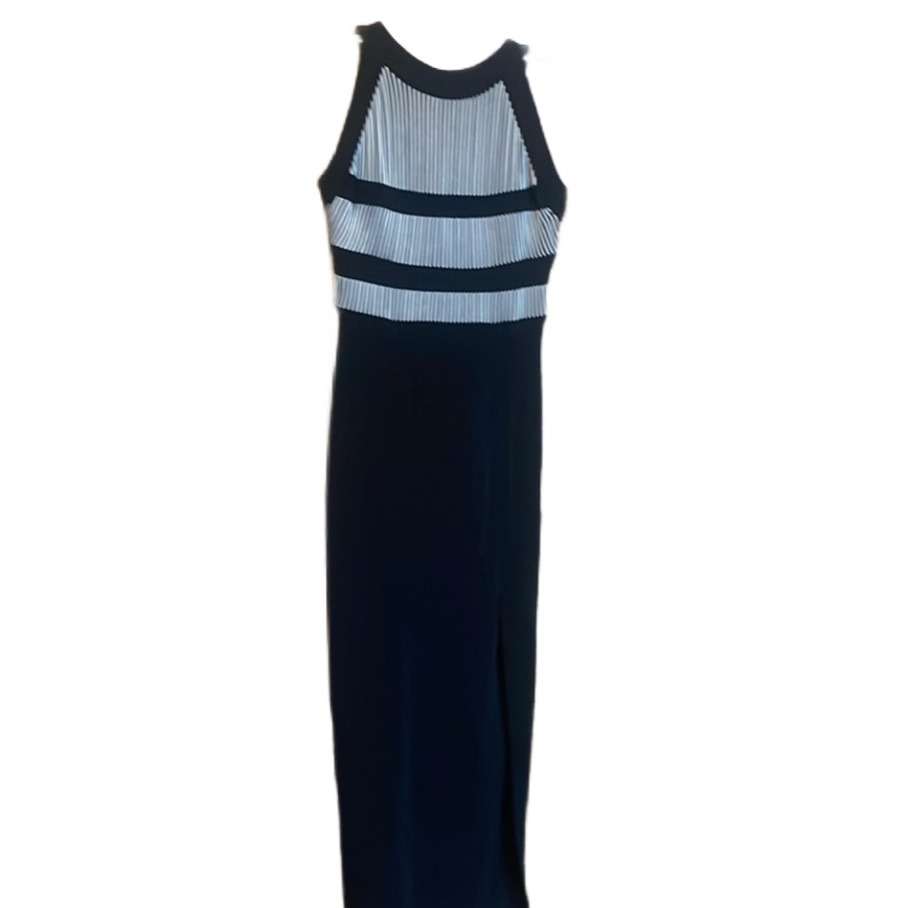 Vintage tower black maxi dress size large